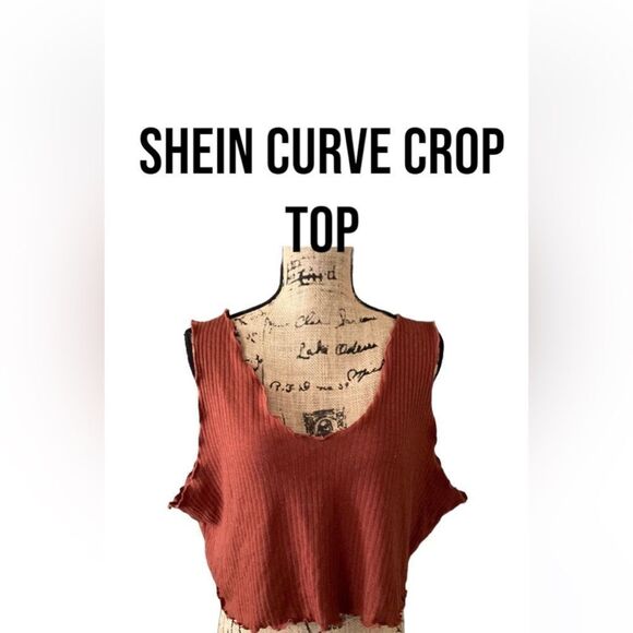 Shein curve crop top - Picture 1 of 6